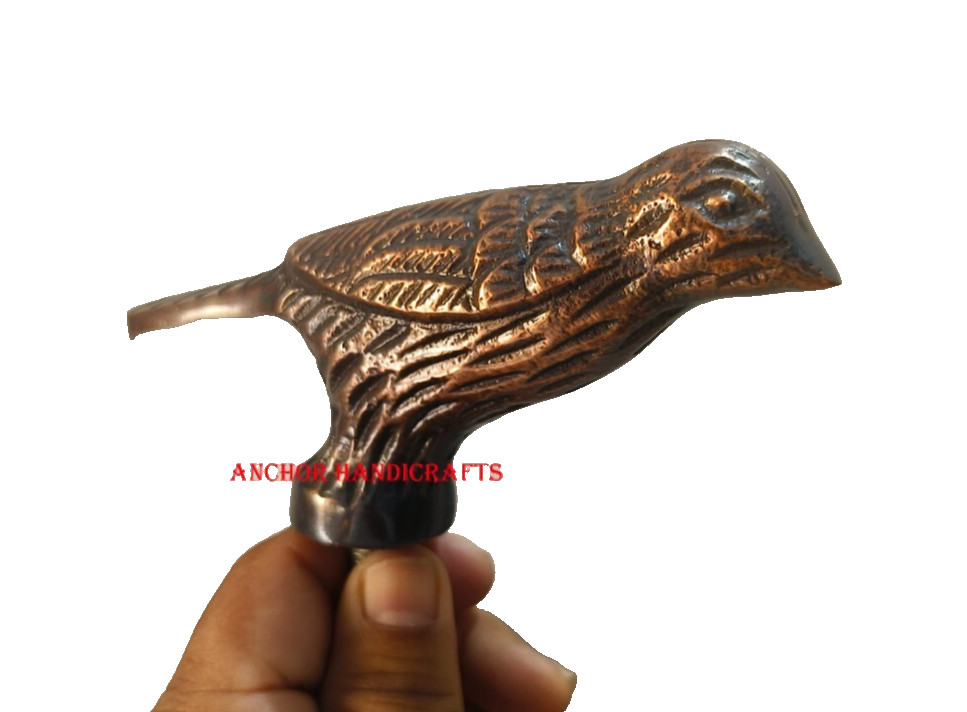 Collectable Handmade Solid Antique Brass Bird Des… - image 8