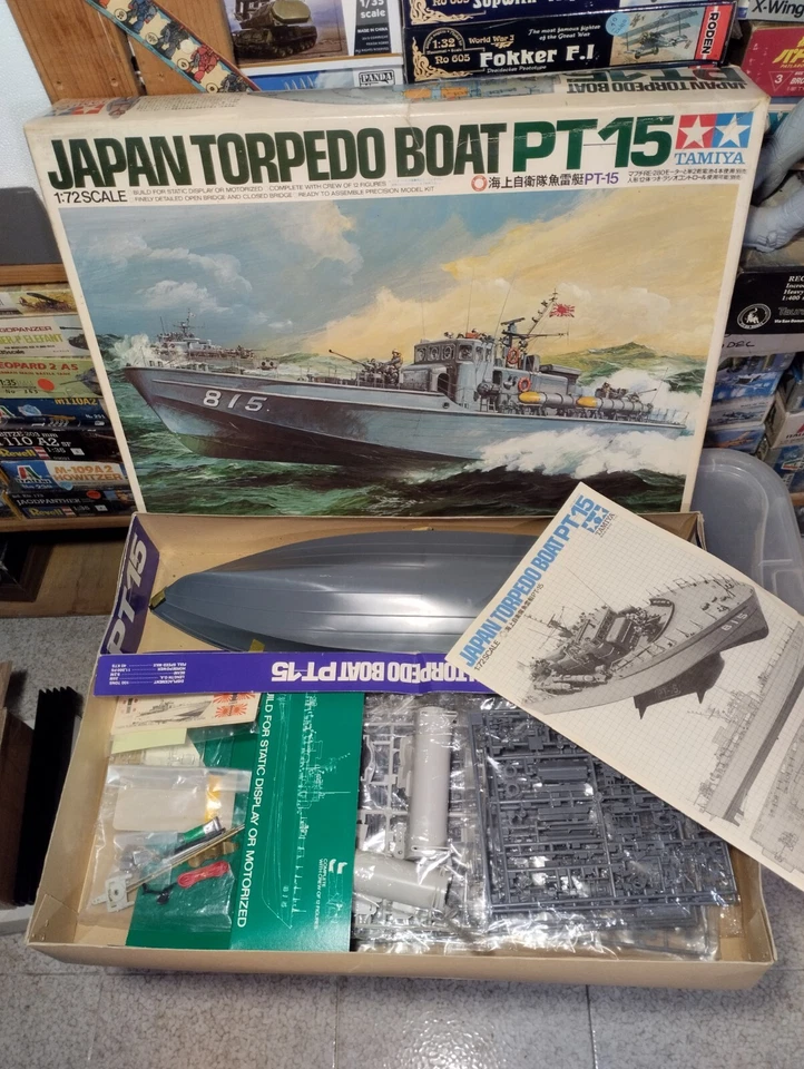 TAMIYA -  kit Japan Torpedo Boat PT-15 scala 1:72 cod. 79002 - Immagine 2 di 2