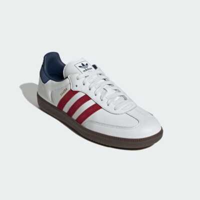 IH4881 adidas Originals Samba OG Core White Team Victory Red Night Indigo (He...