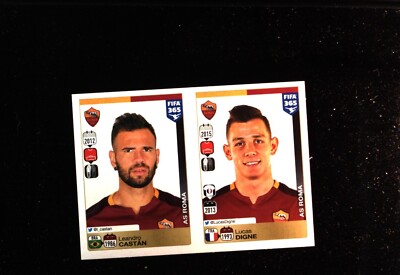 2015-16 Panini FIFA 365 Leandro Castan/Lucas Digne Roma #R68