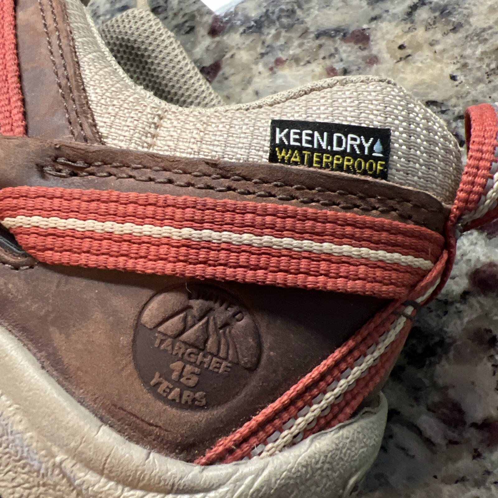 Scarpe da trekking donna marroni Keen Dry Targhee taglia 8 impermeabili