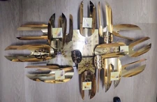 VTG Mid Century William Vose Jere Metal Art Sculpture Wall Hanging MCM