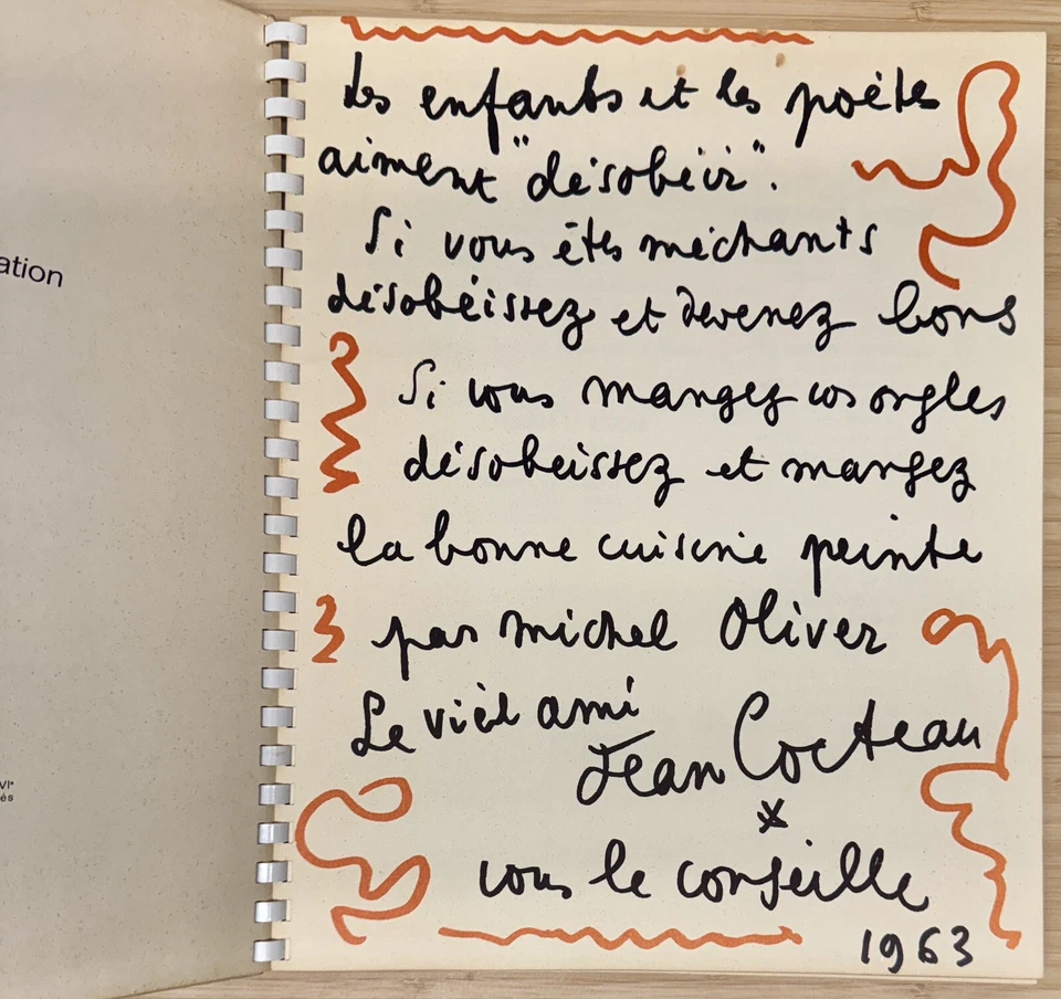 LA CUISINE EST UN JEU DENFANTS 1st Edition Michel Oliver 1963 Cookbook HC FRENCH - Image 4 of 4