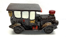 Ancienne BOUTEILLE voiture faïence " WHISKY " vide