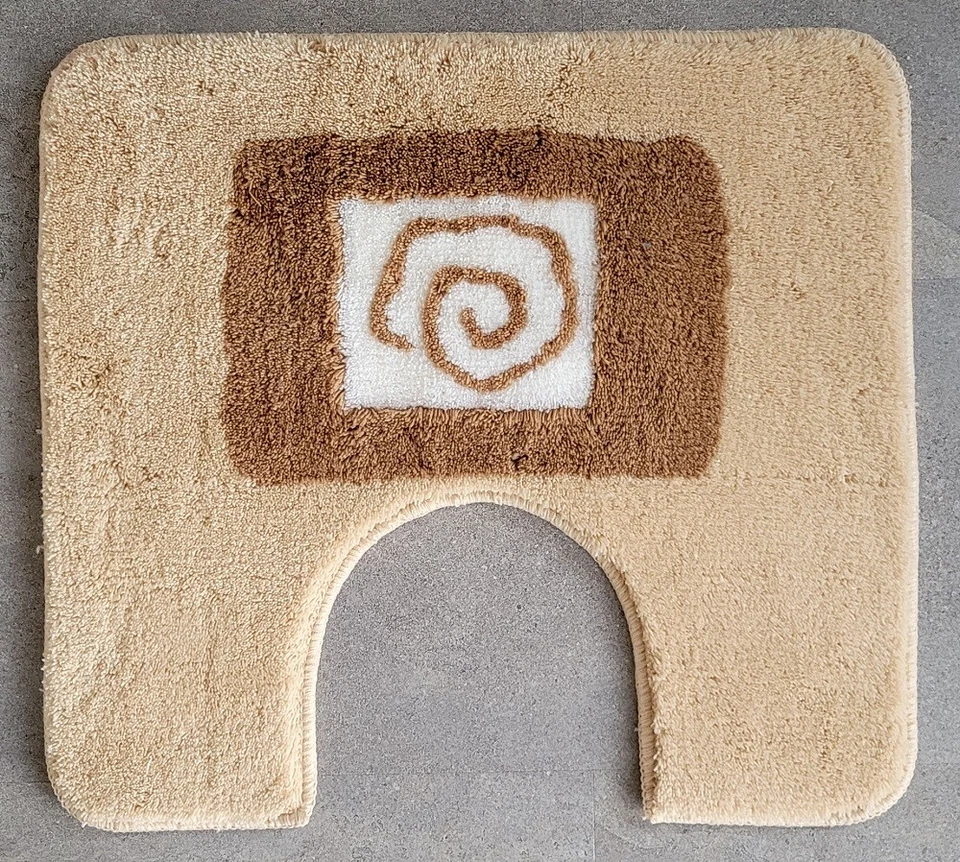 Meusch Sylt Rehbraun-Beige WC-Vorleger 55x50cm. Florhöhe: 20mm. B-Ware - Bild 2 von 4