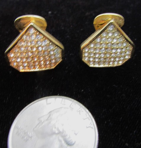 VINTAGE COLLECTORS RHINESTONE EARRINGS BY CHRI.DIOR--PRICE REDUCED - Picture 3 of 6