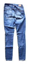 American Eagle Jeans Women's Size 4 Hi Rise Jegging Bottoms Blue Denim