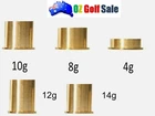 2pcs Brass Counter Weights for Golf Steel /Graphite Shaft Butt-4g/8/10/12/14/16g