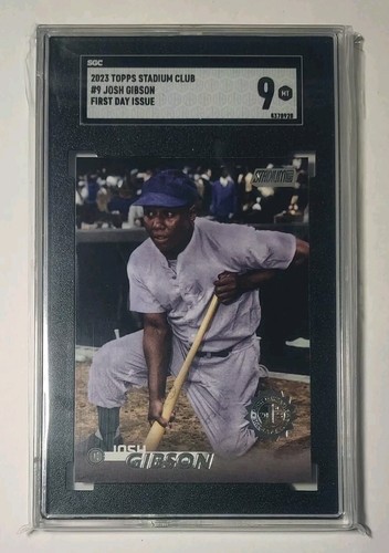 Josh Gibson [First Day Issue] #9 2023 Stadium Club card