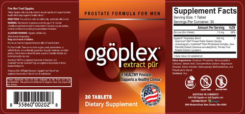 Ogoplex Male Prostate & Climax Enhancement Supplement - 30 count (6 Pack) - Picture 3 of 5