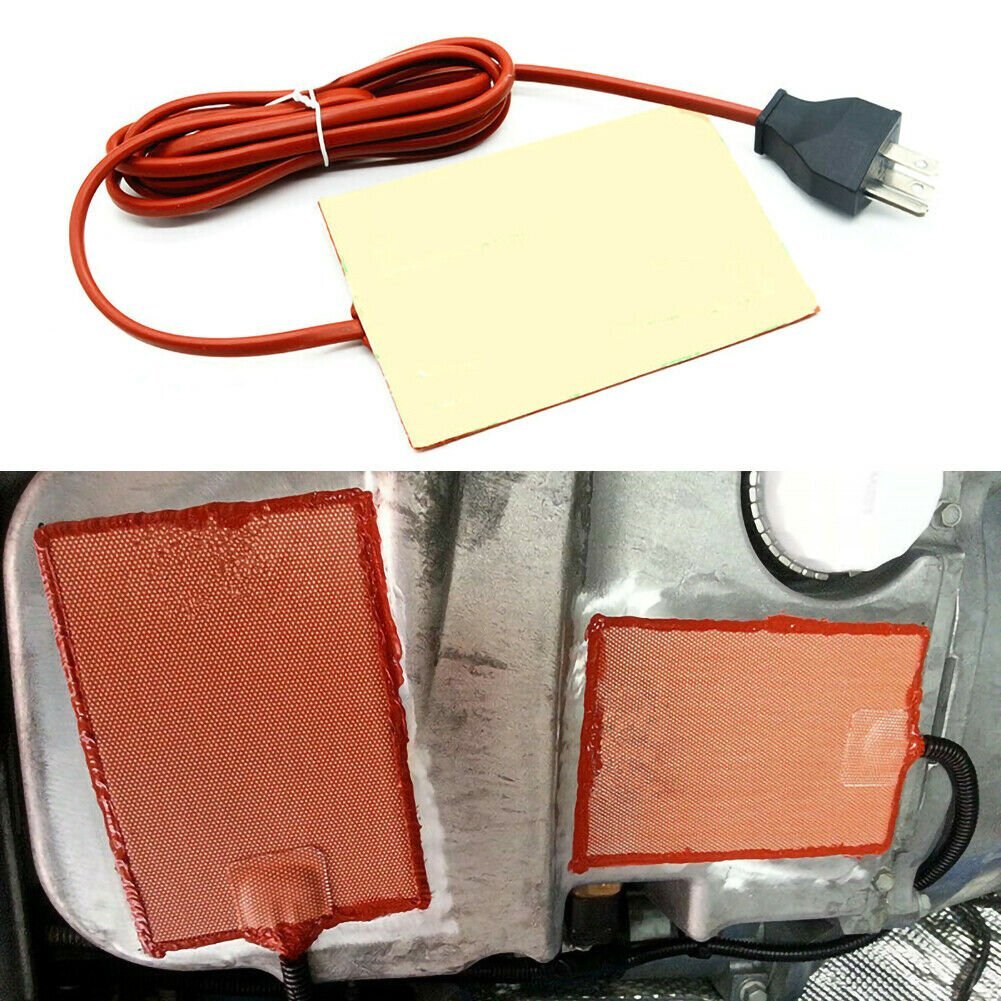 Car Silicone Heater Pad Engine Hydraulic Tank Heating Plate Oil Pan Sump Tool