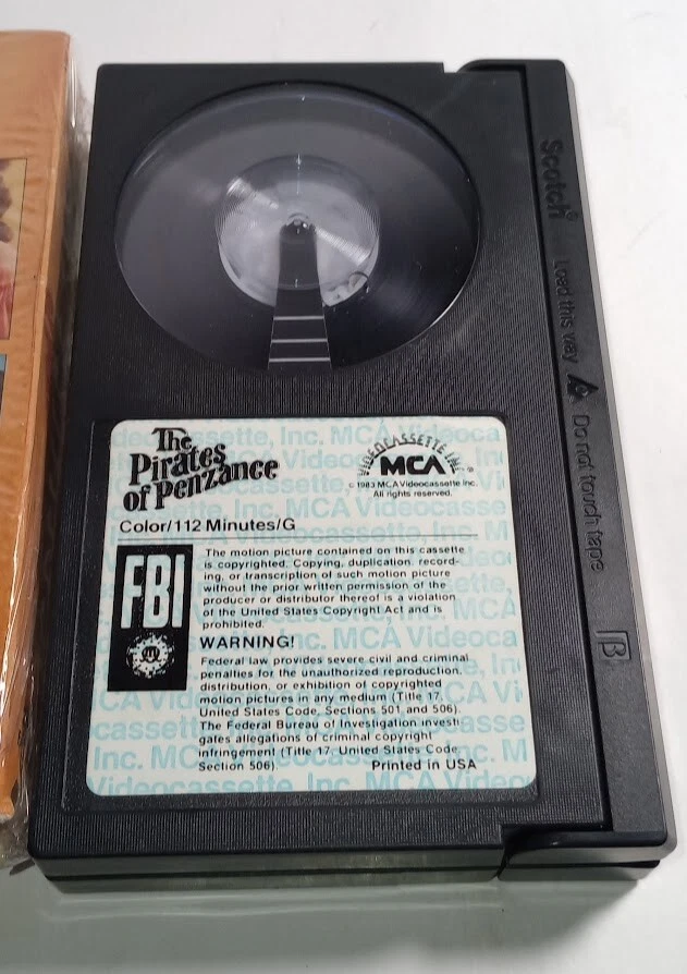 Betamax The Pirates Of Penzance 1983 Musical Comedy Kevin Kline Linda Ronstadt - Image 3 of 4