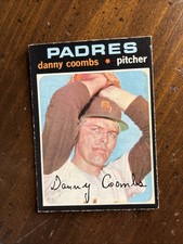 1971 71 OPC O-Pee-Chee Baseball #125 Danny Coombs San Diego Padres SHARP B