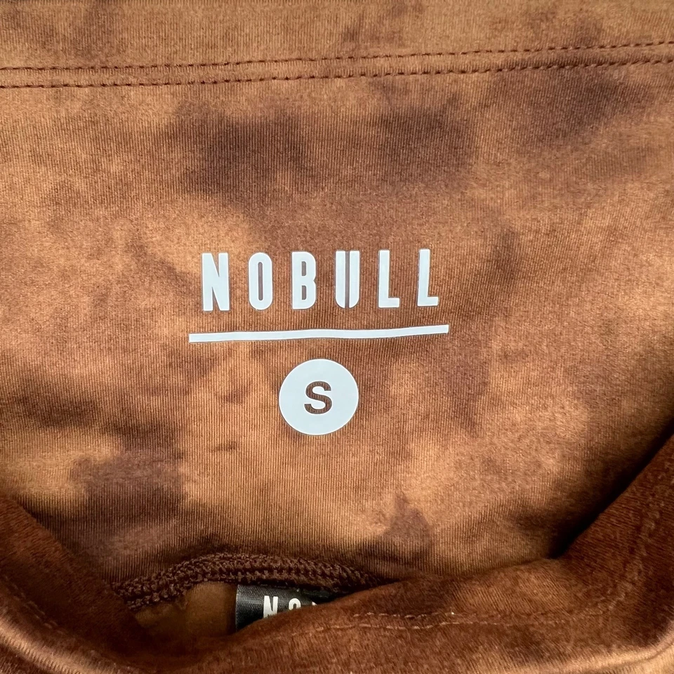 NOBULL Project Mujer Marrón Tie Dye Leggings Pantalones Gimnasio Atlético Yoga Correr Capris Foto 3 de 4