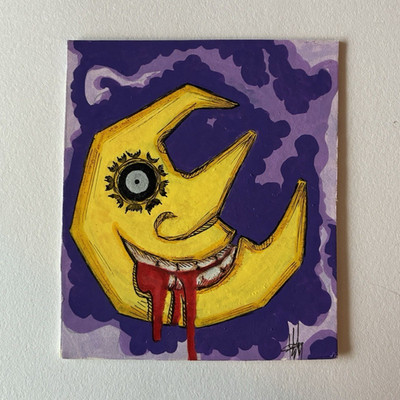 Mini colorful Soul eater moon ￼