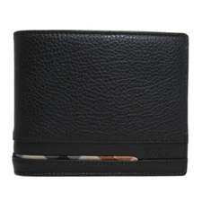 DAKS Wallet Bifold Wallet (No Coin Purse) DAKS GWSS20071 (Black) Men's 