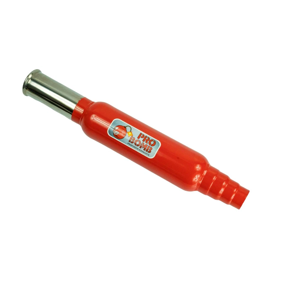 MG B ZR ZS Rover 25 45 200 caja trasera escape trasero Pro Bomb NEGRO - Imagen 3 de 4