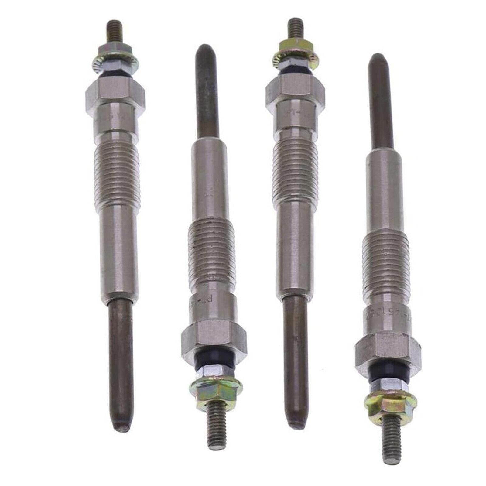 4X 12V Glow Plug 600-815-1340 For Komatsu 4D95 4D95L-1CC 4D94-2F 4D95L 4D95S