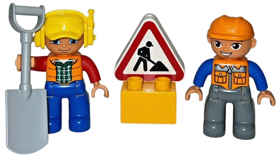 LEGO Duplo 10812 Camión y Excavadora de Orugas Sitio de Construcción Juego Completo Foto 2 de 4