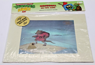 TMNT Original Animation Cel Actual Scene from TV Cartoon - Splinter