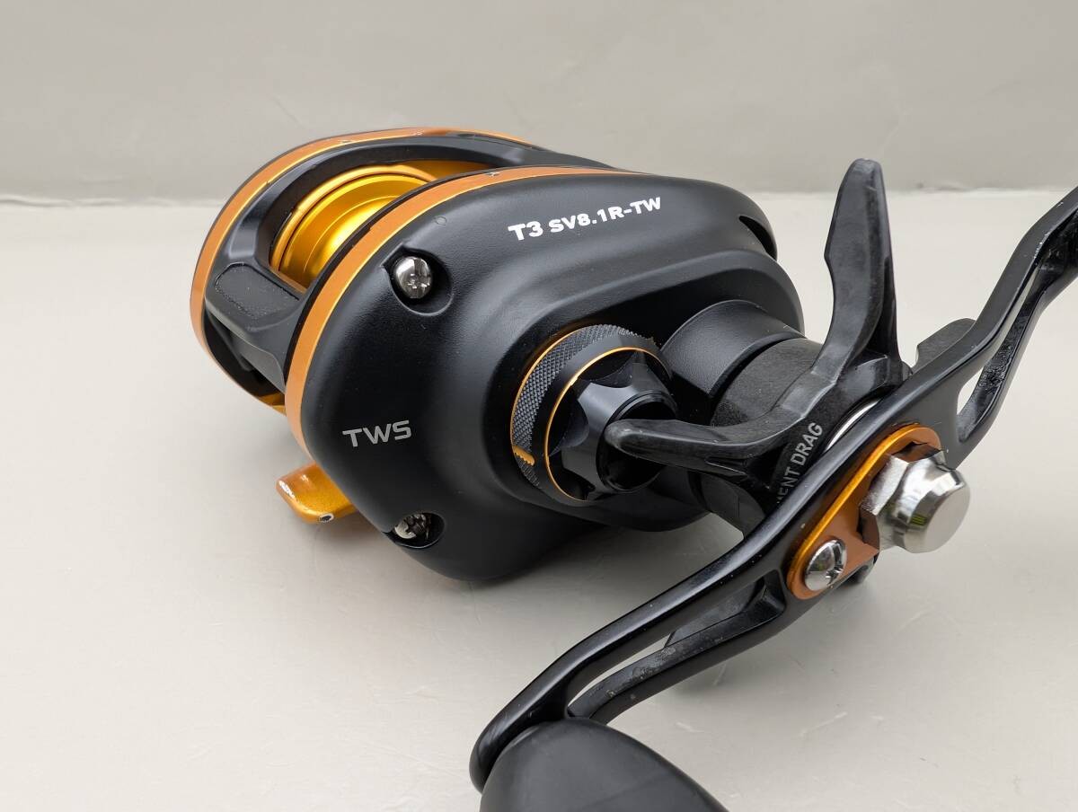 DAIWA T3 SV 8.1R-TW Baitcasting Reel High Gear Ratio Smooth Drag