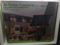 Ai Solar Camera 3 In 1 SPM-T Series Outdoor Security Camera 4K Ultra HD 4G Wifi