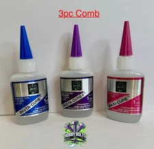 Bob Smith 3Pc CA Combo 1oz Each Thin, Medium, Thick. Hobby Bolts, BSI Super Glue