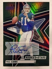 2025 Panini Rookies & Stars - Phil Simms No. 43 Green /5 Autograph Giants!!!