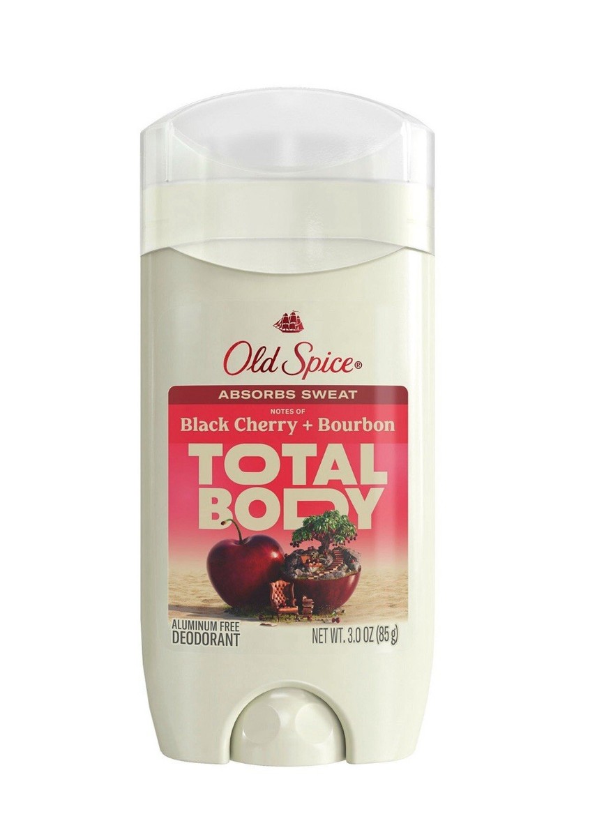 Old Spice Total Body Solid Deodorant - Black Cherry & Bourbon