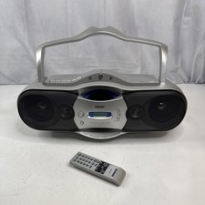 SONY CD Cassette Radio Boombox CFD-F10 with Remote Fully Functional WORKS