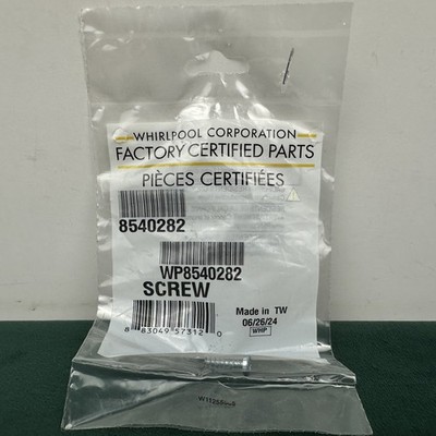 Whirlpool WP8540282 Factory Certified Screw Washer Dryer Part OEM New