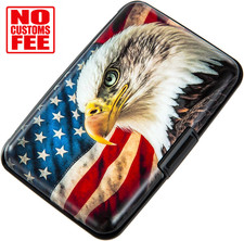 Credit Card Holder Small RFID Blocking Wallet Business Metal Slim Mini Aluminum