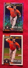 BRYAN ABREU ASTROS: 2026 TOPPS #231 PINK HOLOGRAM FOIL & BASE CARD #231 MINT