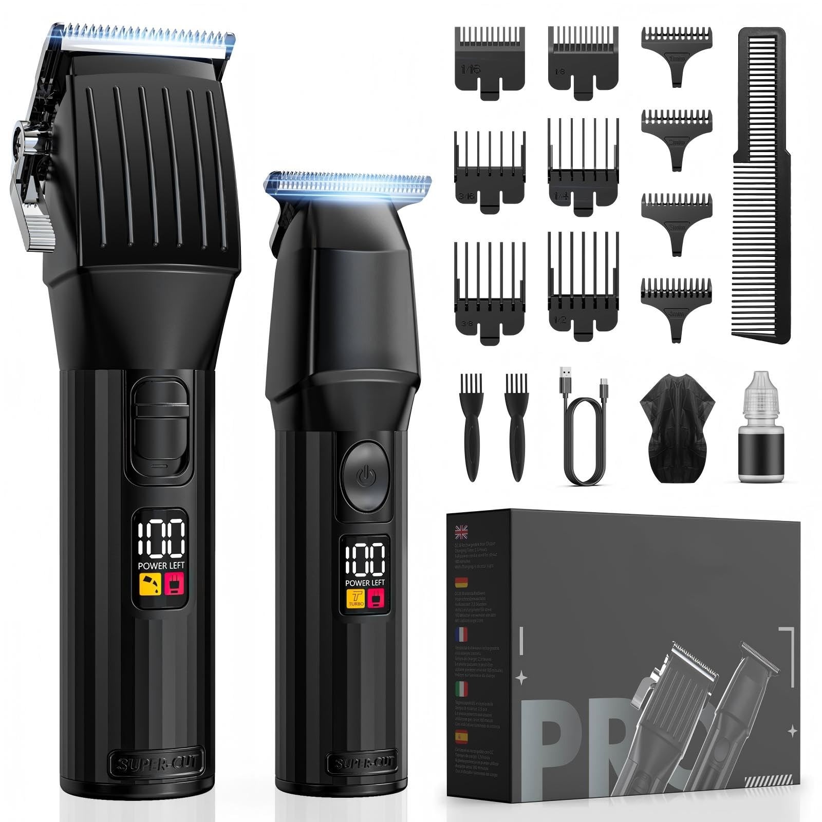 Tagliacapelli Uomo Professionale Gold Edition: Kit Barba e Capelli - 1