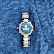 Nixon 51-30 Chrono Gold/ Black  Stainless Steel Watch MSRP $500 A083-2033-00