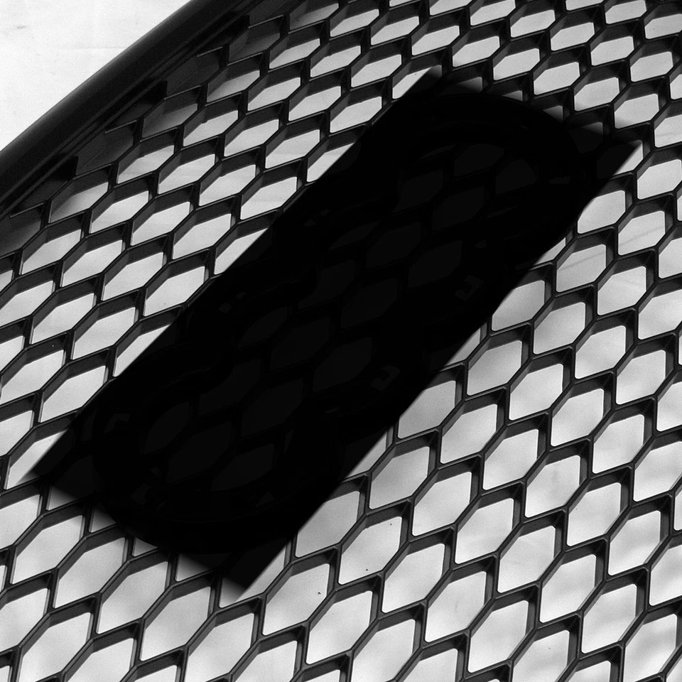 Topline For 2008-2011 Audi A6 RS Honeycomb Mesh Front Hood Bumper Grille - Black Foto 3 de 4