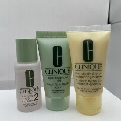 Clinique clarifying lotion liquid facial soap dramatically Travel Size