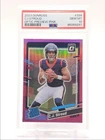 C.J. STROUD 2023 DONRUSS OPTIC RATED ROOKIE PREVIEW PINK RC PSA 10 Q2756