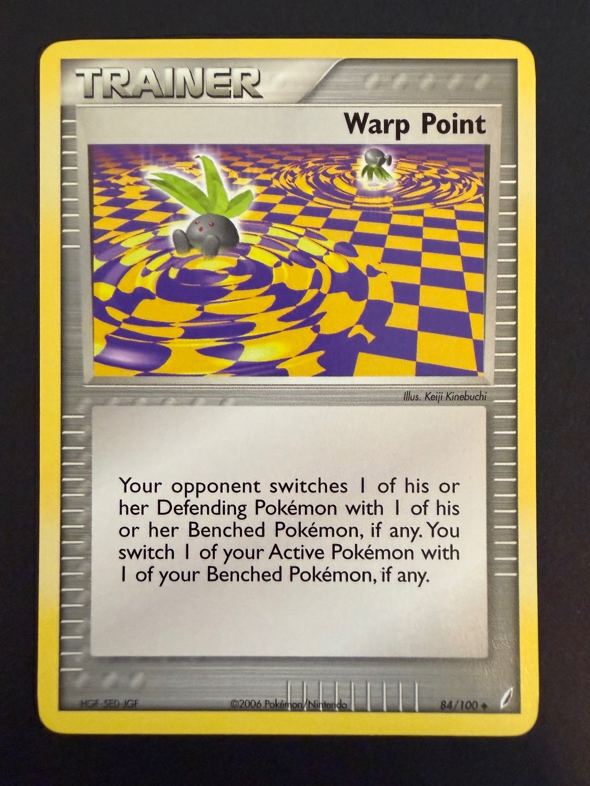 Warp Point Crystal Guardians 2006 84/100 Uncommon Pokemon NM