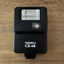 Yashica CS-14 Flash Mini Speedlite Single Pin TESTED Works