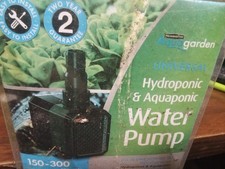 Aqua Garden Universal Hydroponic Aquaponic Water Pump 150-300GPH.