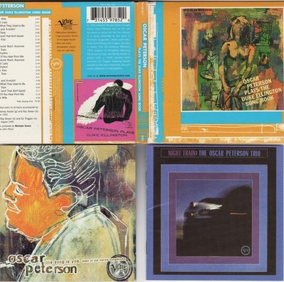 OSCAR PETERSON TRIO PLAYS THE DUKE ELLINGTON SONGBOOK +SONG IS YOU CD LOT OF 3