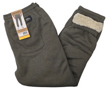 Eddie Bauer 11972 NEW Men's Faux Shearling Lined Jogger Pants MSRP 90