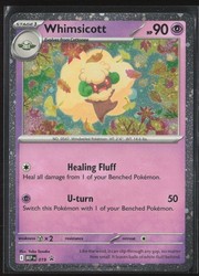 Whimsicott 019 Mega Evolution Black Star Promo Cosmos Holo