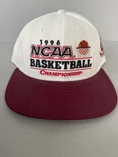 Vintage Colgate Red Raiders 1996 NCAA Basketball Championship Snapback Hat Used