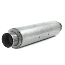 Mbrp Universal Quiet Tone Diesel Muffler 4 Inlet Outlet Aluminized Steel
