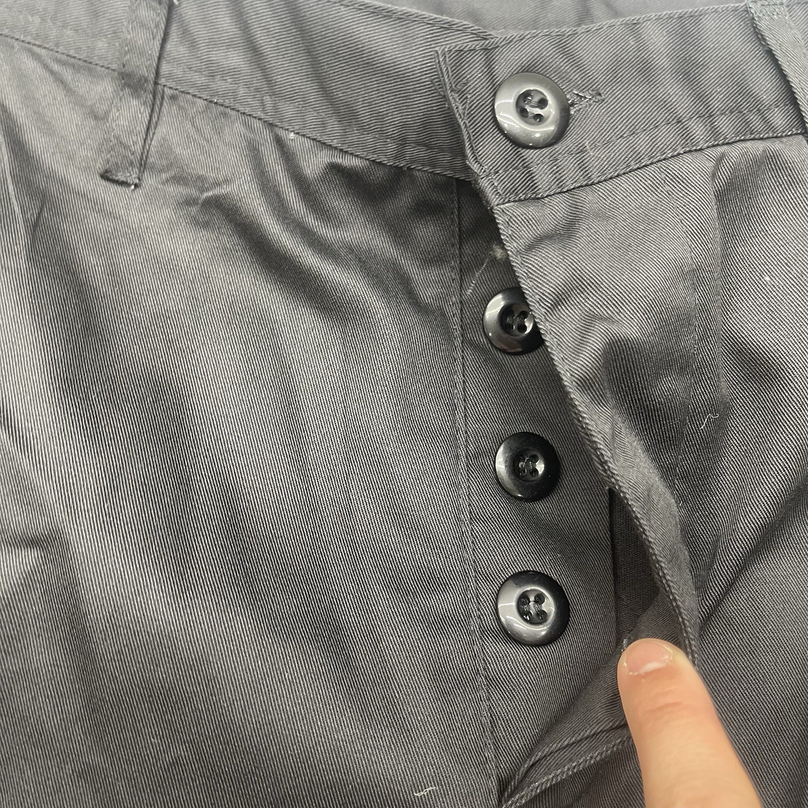 Advantex Black Drawstring Ankle Cargo Uniform Pan… - image 4