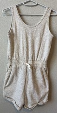Abercrombie Kids Sleeveless Romper Girls Size 11/12 Gray Casual One Piece