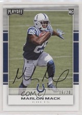 2020 Panini Honors Recollection Collection 16/20 Marlon Mack #1676 Auto 4nl