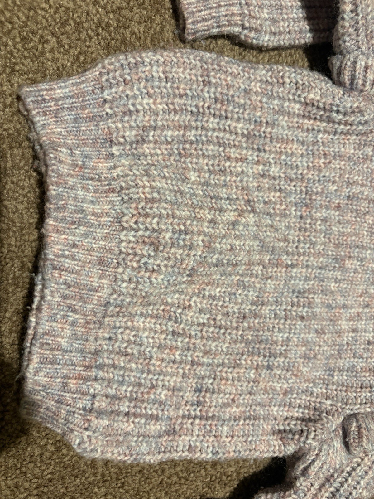 Purple Multicoloured Knit Sweatshirt Nutmeg 12-18 Months image 2